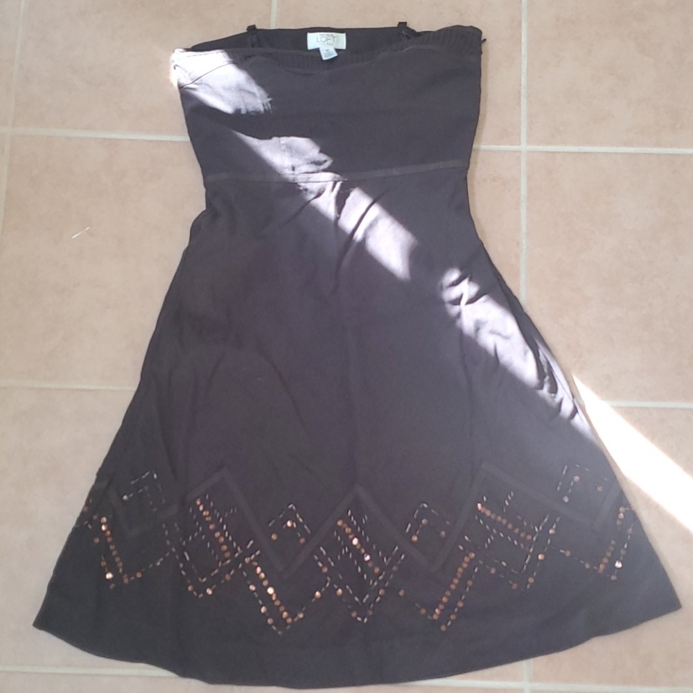 Ann Taylor LOFT  strapless dress